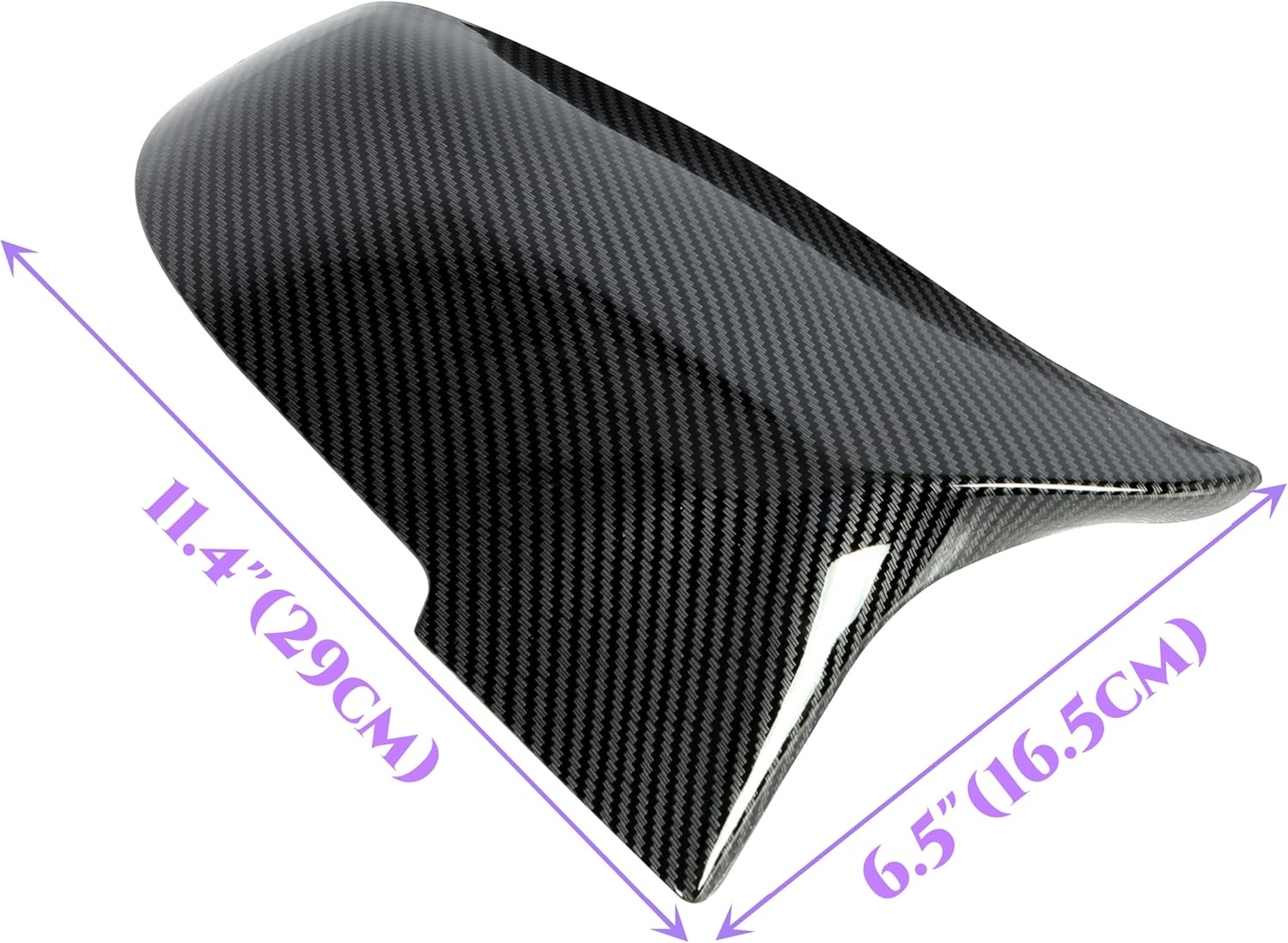 ECOTRIC Cubiertas de espejo lateral para puerta compatible con BMW F20 F21 F22 F23 F30 F31 F32 F33 F34 F36 F87 X1 E84 repuesto de fibra de carbono
