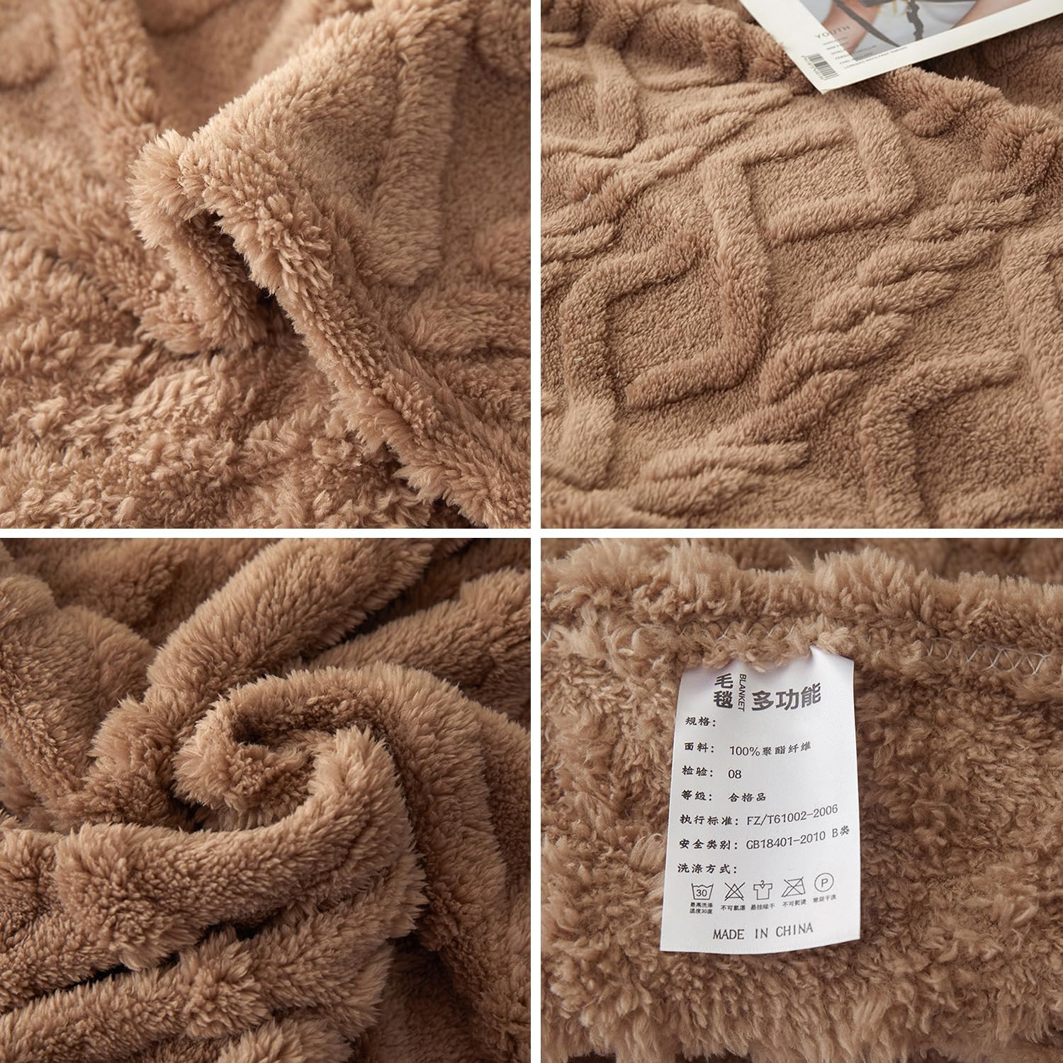 Manta de vellón para sofá, manta de felpa supersuave y acogedora, ligera, cálida y transpirable, alfombra de felpa jacquard para todas las