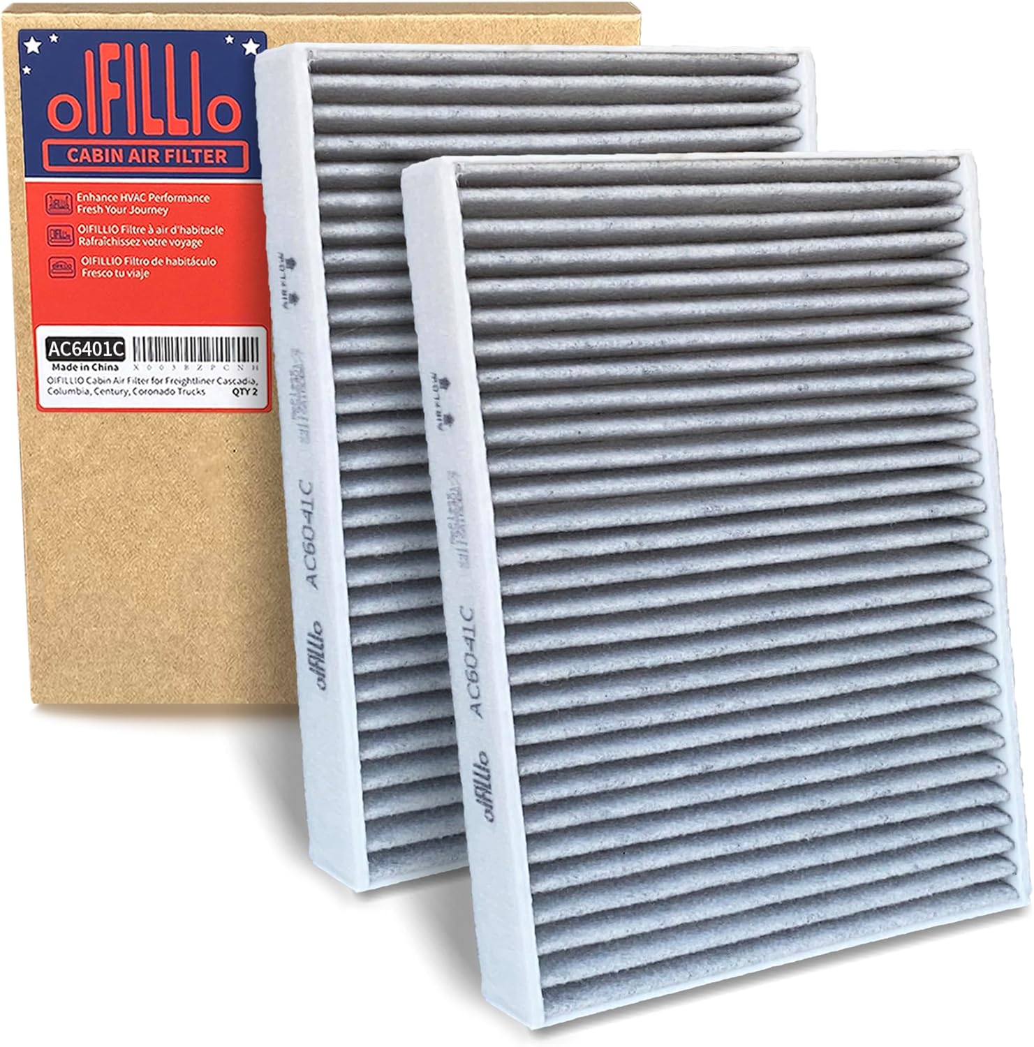 OIFILLIO Filtro de aire de cabina para 2019+ BMW X5 X7 X6, BMW 530I 540I 530E (2017-2023), BMW 740I 750I 750Li xDrive (2016-2022), BMW M5 M550i M8