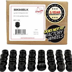 Wheel Accessories Parts 32 piezas de 0.551 in 1.50 14×1.50 rosca de extremo abierto de bellota de 0.827 in 0.84 pulgadas de largo tuerca negra 0.748 Wheel Accessories Parts 32 piezas de 0.551 in 1.50 14×1.50 rosca de extremo abierto de bellota de 0.827 in 0.84 pulgadas de largo tuerca negra 0.748