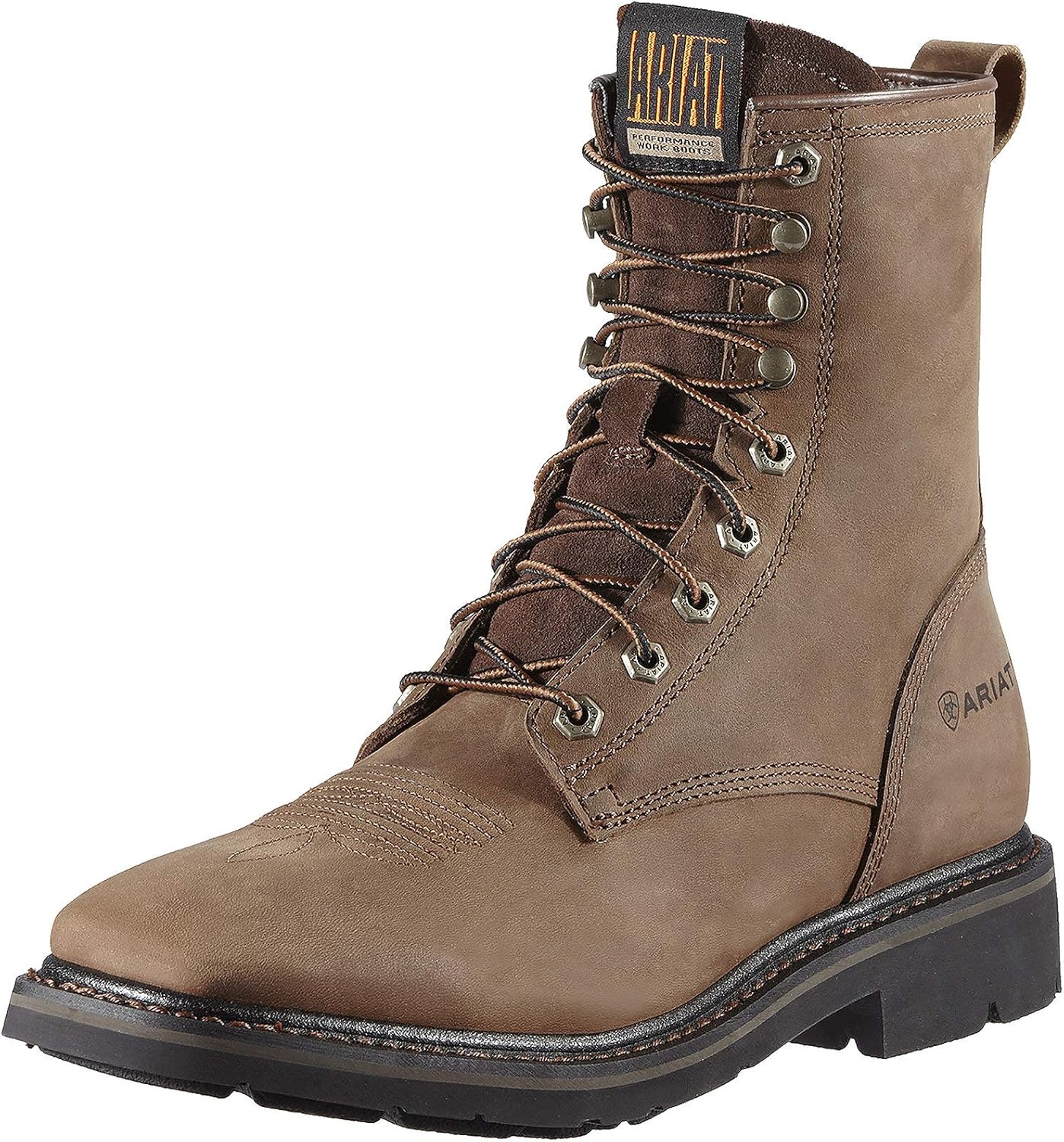 ARIAT Cascade – Botas de trabajo para hombre (8.0 in), color azul
