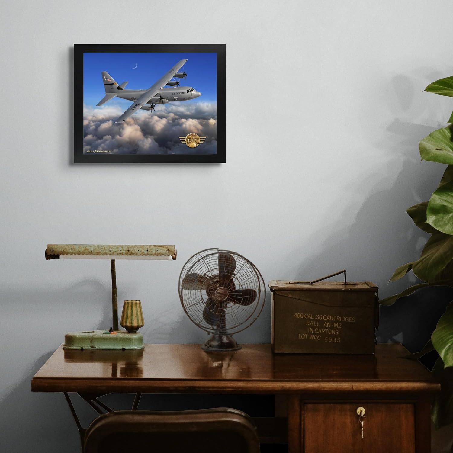 C130 – Póster de avión de Hércules para decoración de pared, impresión enmarcada  Pósteres icónicos y clásicos de aviones para el hogar y la