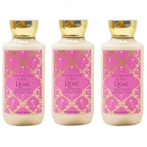 Bath & Body Works Bubbly Rose – Set de loción corporal hidratante para 24 horas, juego de 3 Bath & Body Works Bubbly Rose – Set de loción corporal hidratante para 24 horas, juego de 3