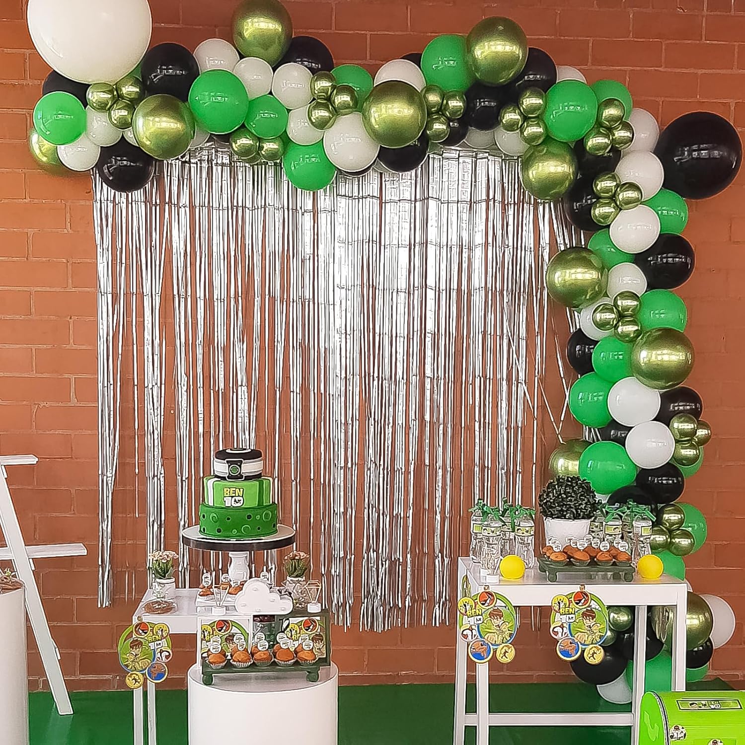 RUBFAC Globos verdes, 146 unidades de diferentes tamaños, paquete de 36, 18, 12, 10, 5 pulgadas para guirnalda de globos o arco de globos como