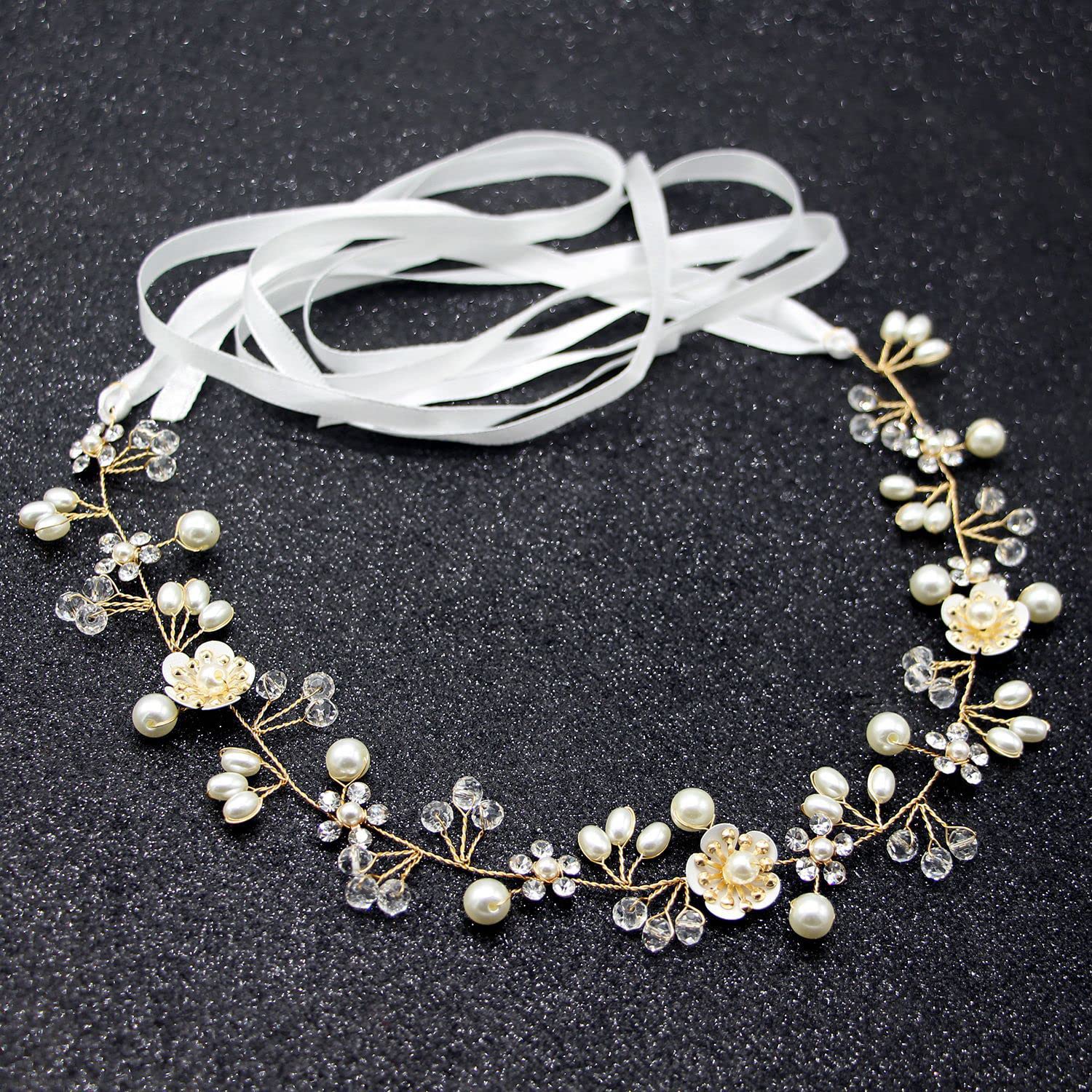 Accesorios para el cabello de boda para niños, accesorio para el cabello de niña de las flores, diadema de princesa, diadema de flores para niñas y
