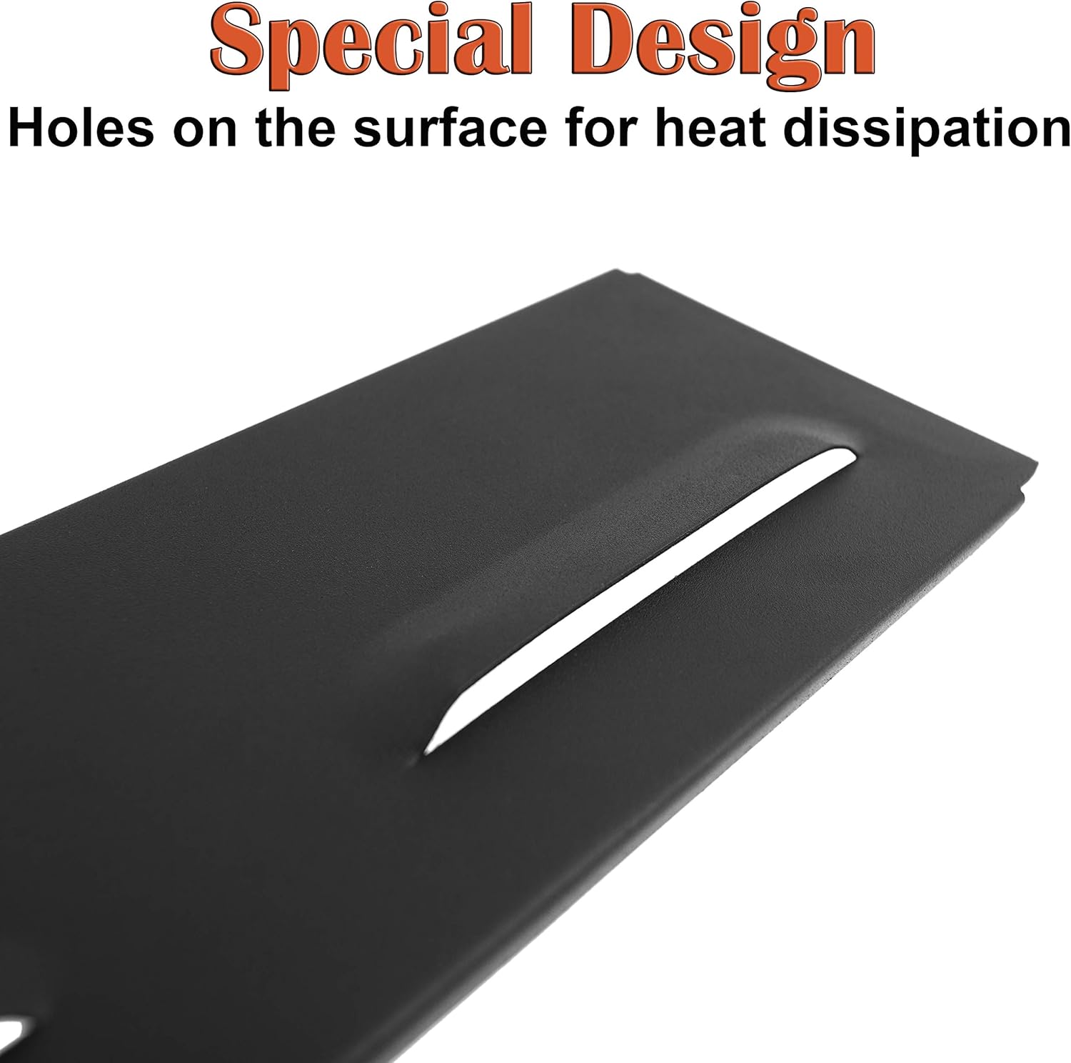 5017 – Pantalla de viento para Blackstone de 17 pulgadas (bandeja de grasa frontal) y otras planchas, protector de viento, color negro