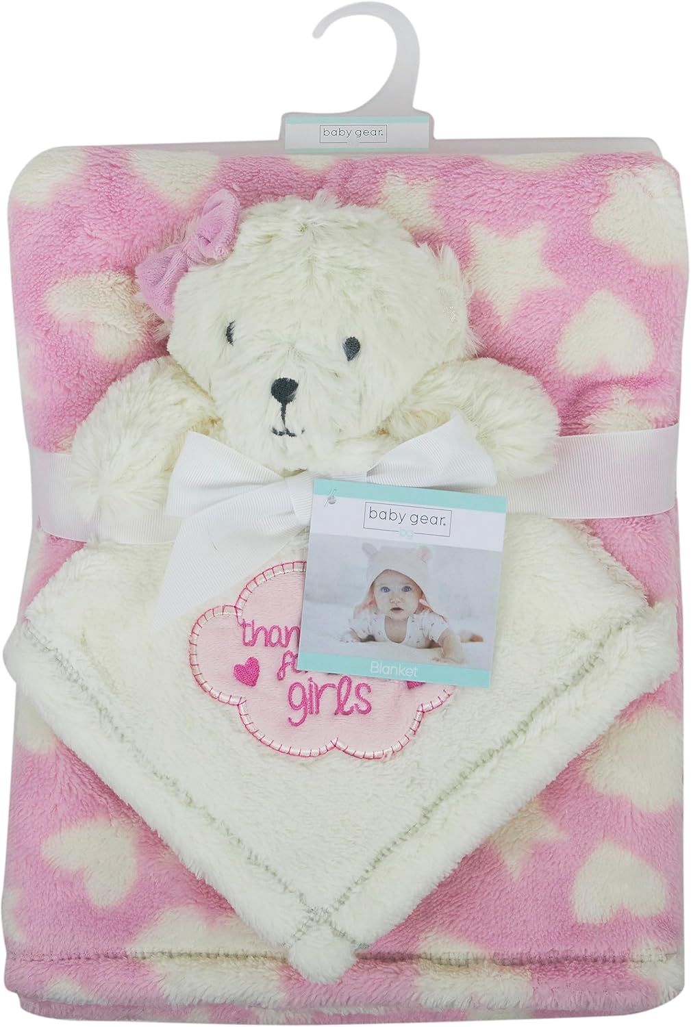 Mantas suaves de bebé Minky manta de bebé para niñas y niños (amigo rosa, 1)