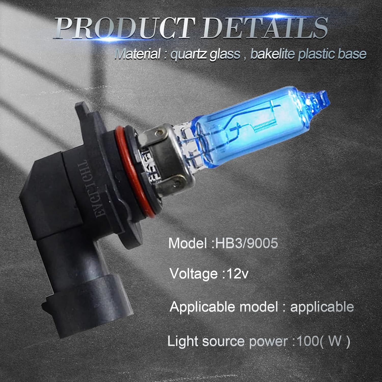 2 luces halógenas ultra blancas HB39005 para automóvil, luz antiniebla de cristal de cuarzo P20D de 12 V 100 W, repuesto universal de luz de alta