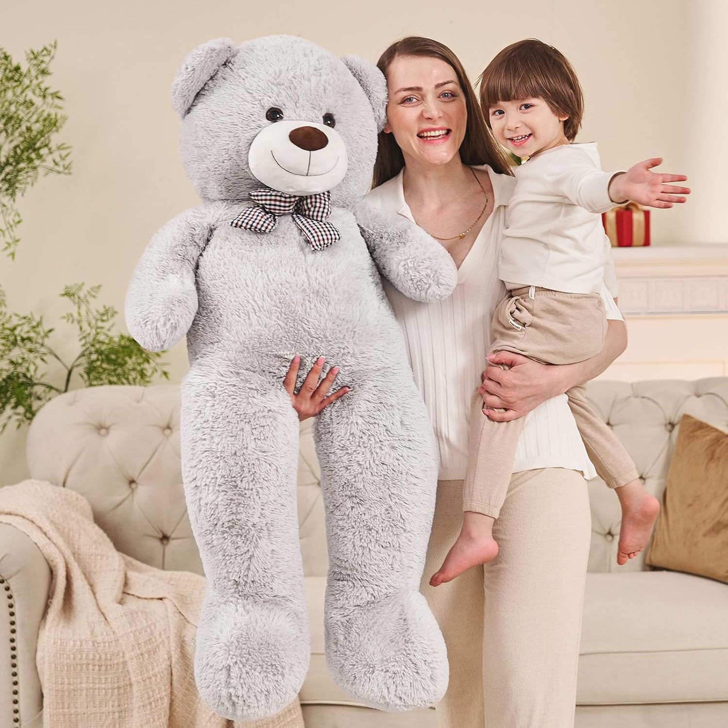 Oso de peluche gigante Misscindy para tu novia o para niños y niñas (47 pulgadas)