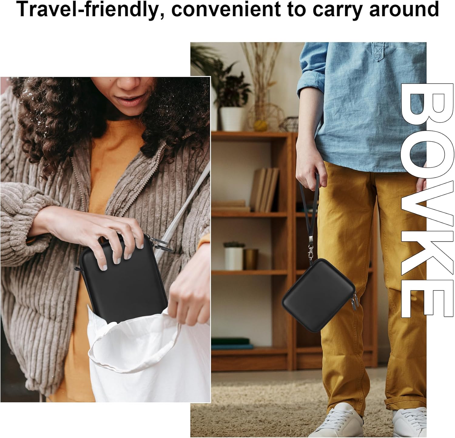 BOVKE Anbernic RG405V – Funda de transporte para consola de juegos de mano retro, versión vertical, soporte de juegos de mano retro Android con