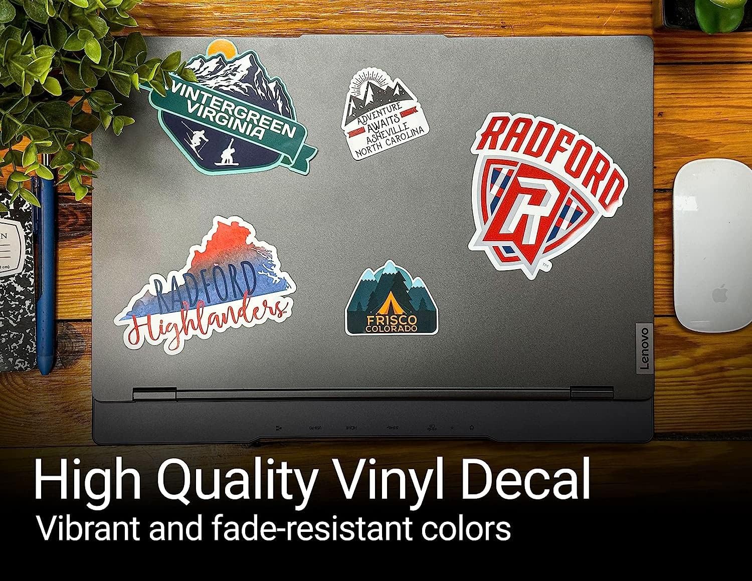 Fargo North Dakota Souvenir – Calcomanía de vinilo transparente (2 pulgadas)