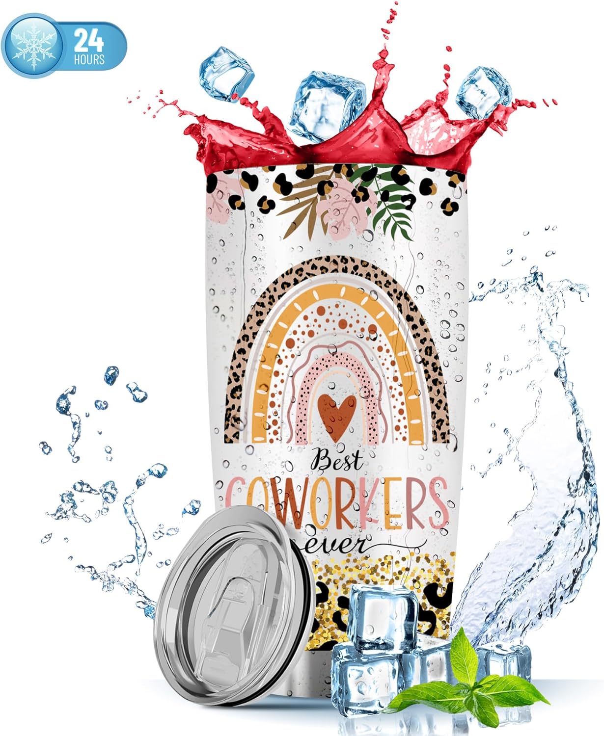 Regalos divertidos para compañeros de trabajo para mujeres, regalos de jubilación de agradecimiento para mujeres, vaso de 20 onzas, regalos de