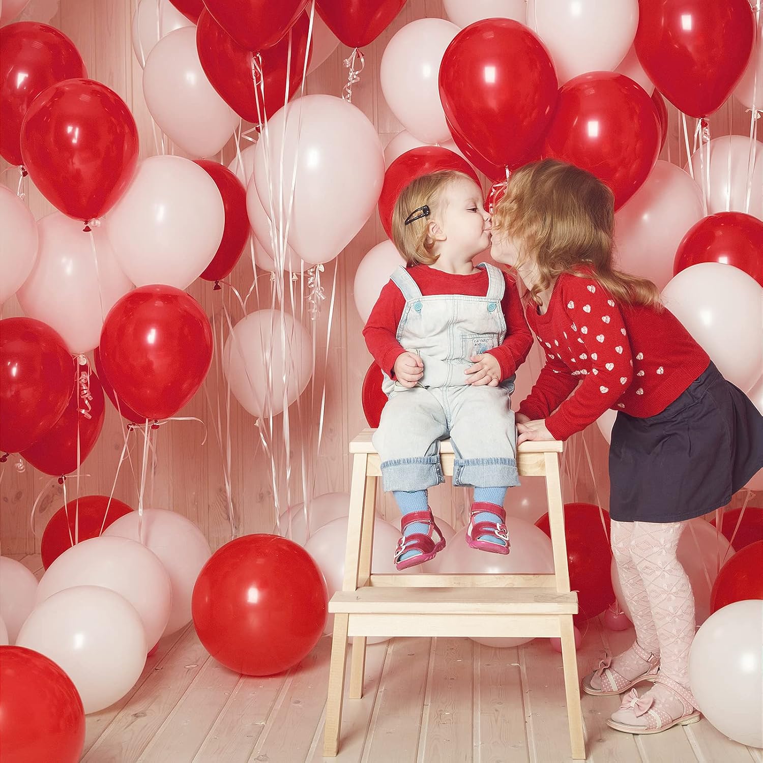 Globos rojos de 12 pulgadas, paquete de 70 globos de látex rojos para fiesta, calidad de helio, para cumpleaños, graduación, baby shower, San