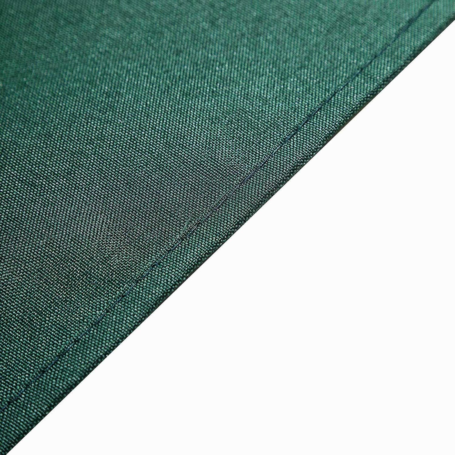 Efavormart – Mantel rectangular de poliéster, 90 x 132 pulgadas, color verde esmeralda cazador, para bodas, fiestas, restaurantes