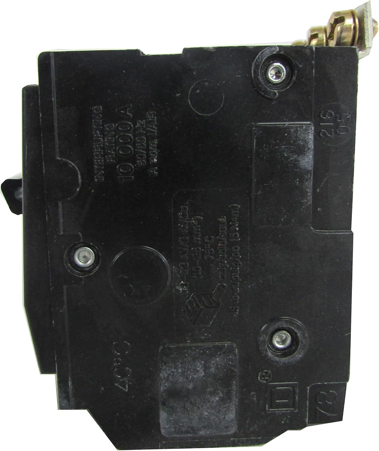 SCHNEIDER ELECTRIC Disyuntor de caja moldeada QOB360 de 240 voltios y 60 amperios en miniatura 600V 100A, color