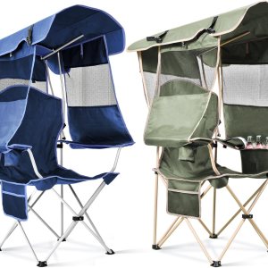 Kit con silla de dosel con enfriador Bolsa enfriadora grande Kit con silla de dosel con enfriador Bolsa enfriadora grande