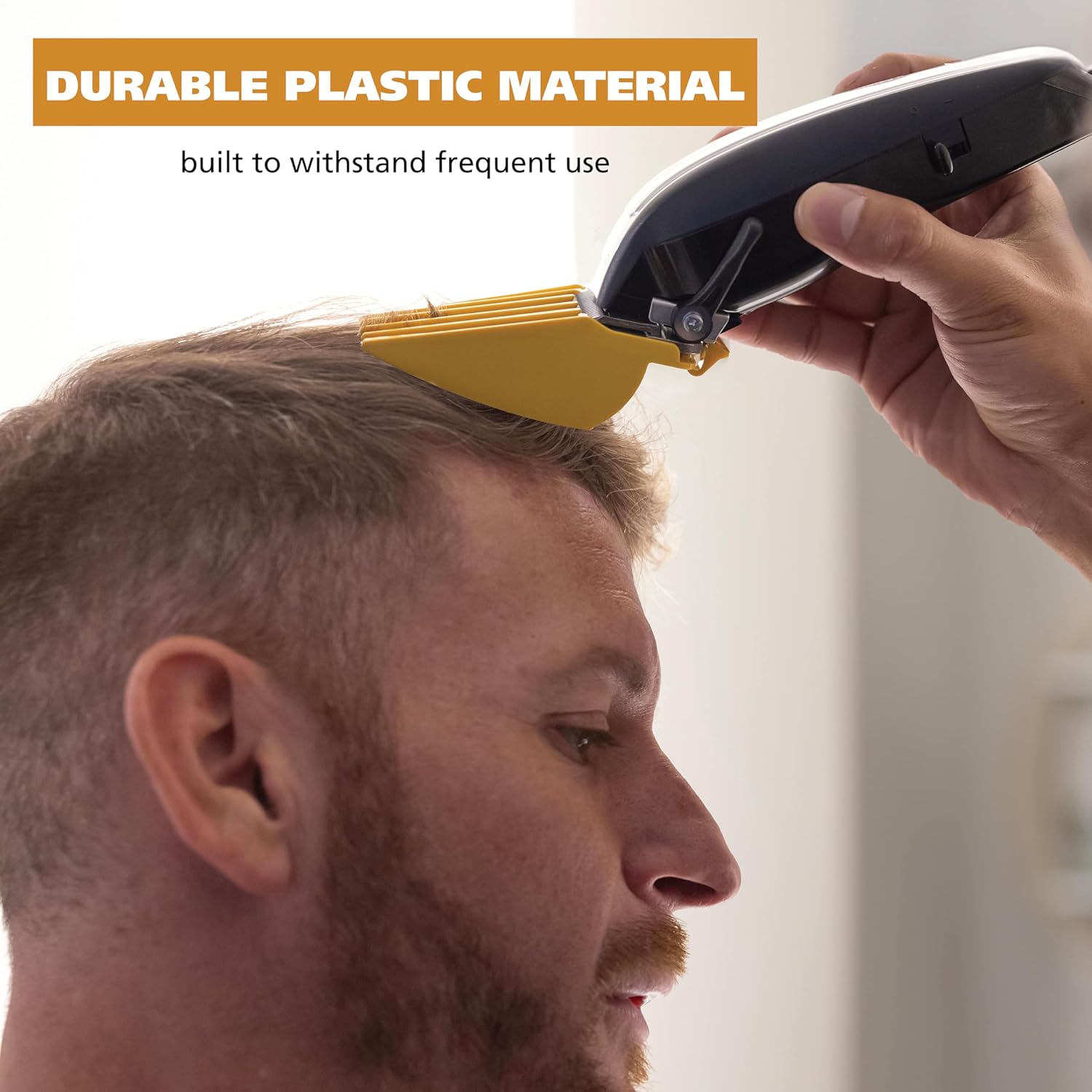 WAHL Juego de cortapelos genuino de ajuste seguro para estilos de cabello largo y decoloraciones, 2 peines guía de cortapelos de tamaño completo