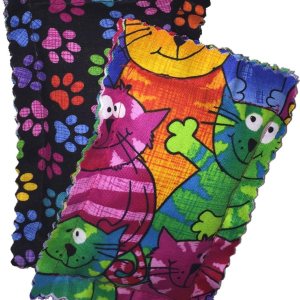 Johnson Pet Products Paquete de dos sacos de almohada de hierba gatera Crazy Cat II – Hecho a mano en los Estados Unidos Johnson Pet Products Paquete de dos sacos de almohada de hierba gatera Crazy Cat II – Hecho a mano en los Estados Unidos