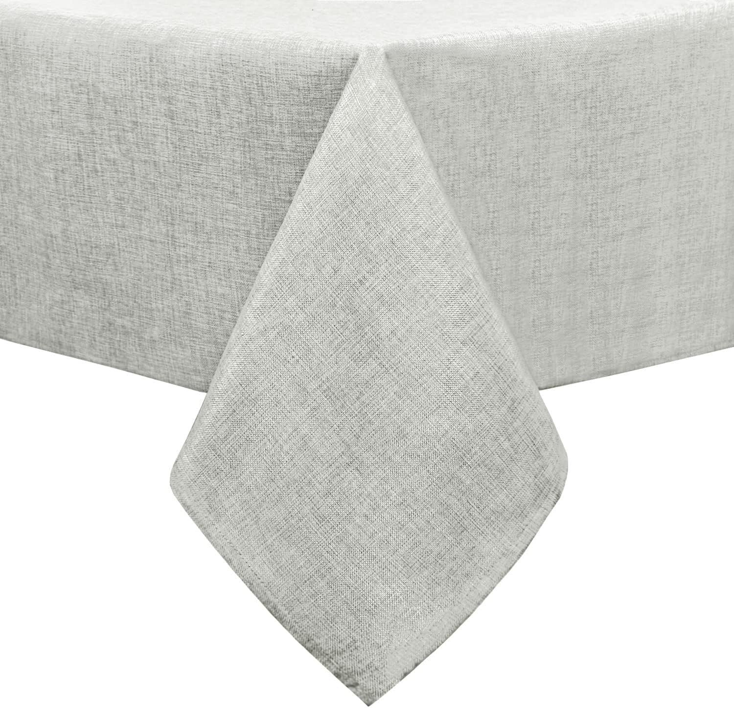Hiasan Mantel cuadrado de lino sintético, resistente a las arrugas y a las manchas, mantel lavable para cocina, comedor, funda de mesa de vacaciones