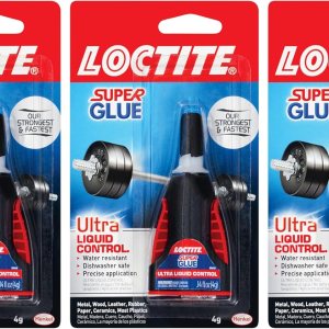 Loctite Super Glue Ultra Liquid Control, Superpegamento transparente, Adhesivo de cianoacrilato, pegamento instantáneo, secado rápido, botella de Loctite Super Glue Ultra Liquid Control, Superpegamento transparente, Adhesivo de cianoacrilato, pegamento instantáneo, secado rápido, botella de