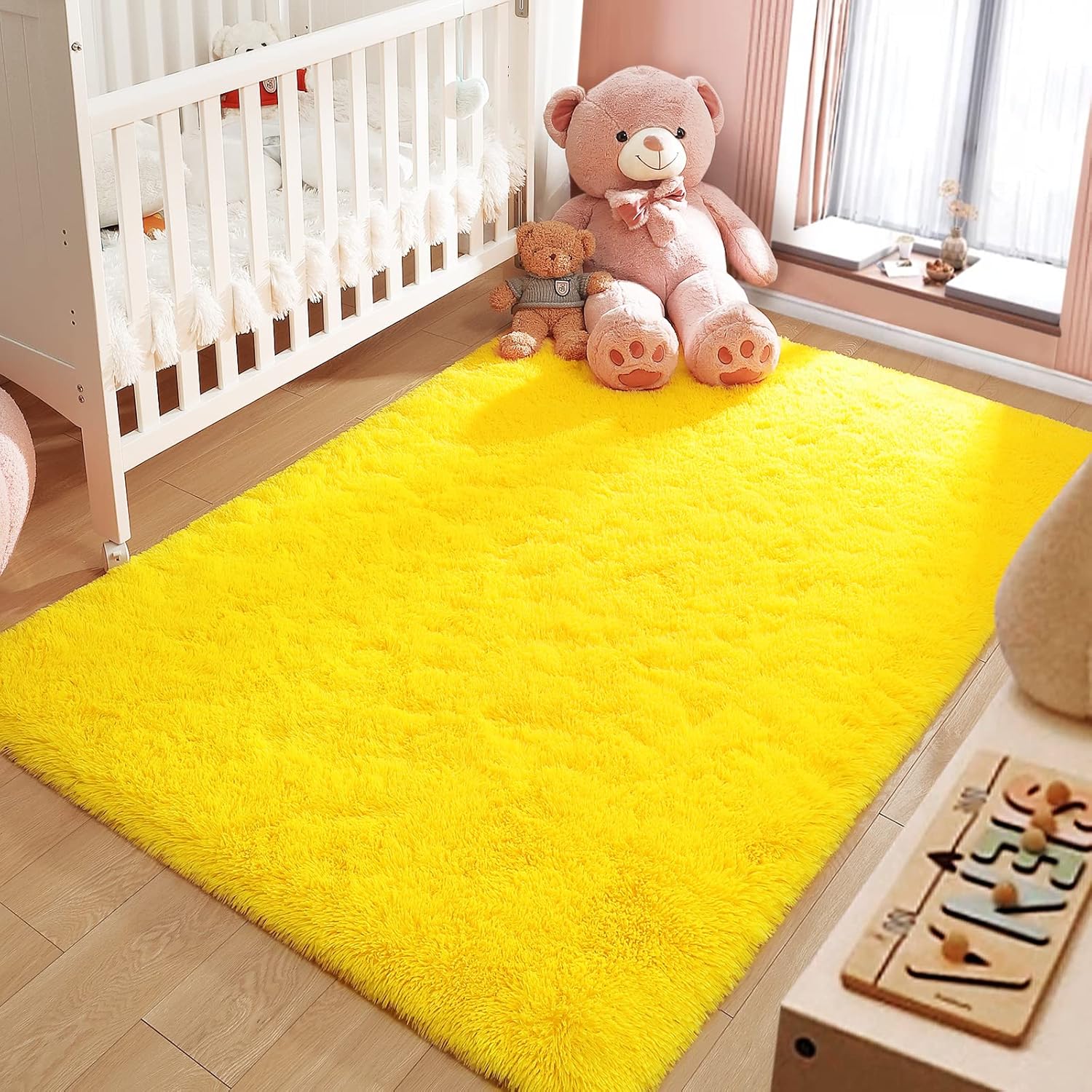 LOCHAS – Alfombras de interior ultrasuaves y modernas, peludas, para sala de estar, ideal para decoración del hogar, del dormitorio del bebé o de