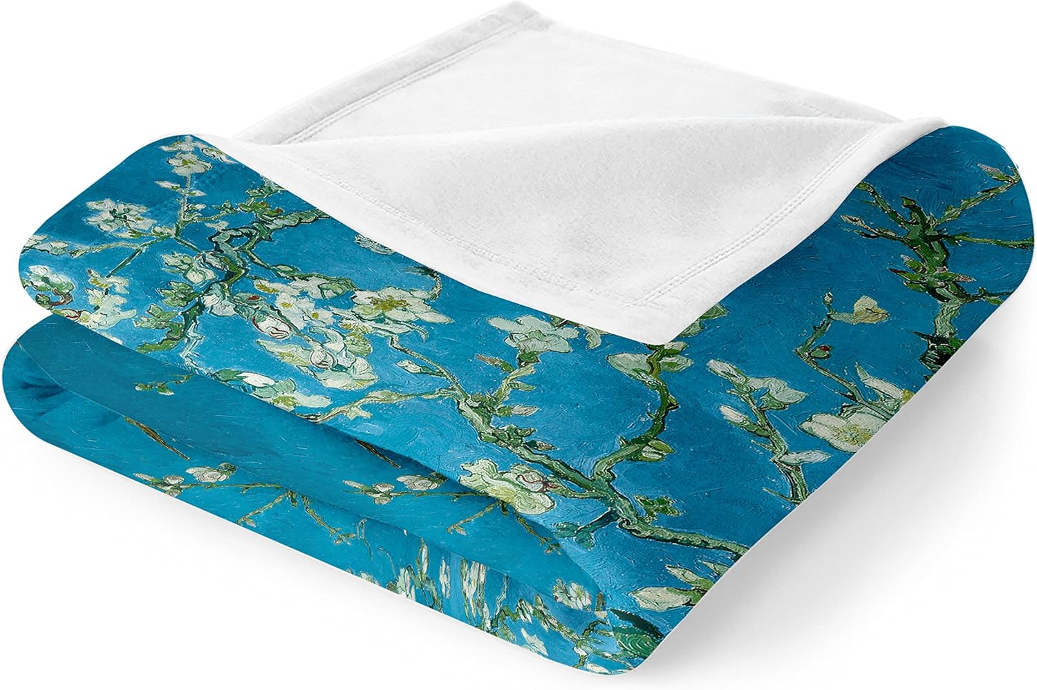 Wesan Vincent Van Gogh – Manta de regalo de cumpleaños con diseño de almendras en flor para mujeres, niños, niñas, esposas, hermanas, hombres,