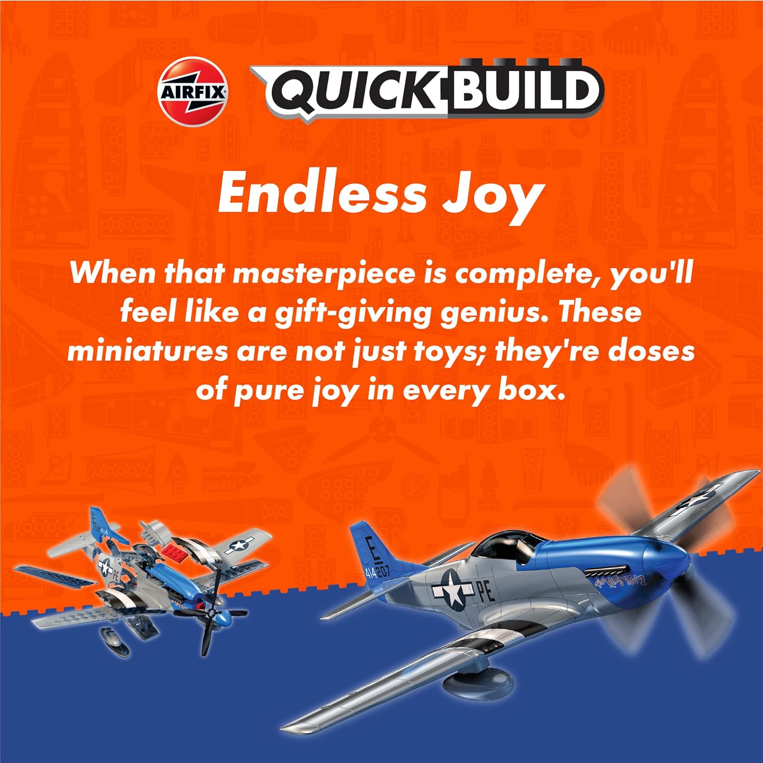 Airfix Quickbuild Harrier – Kit de modelado de plástico, color gris