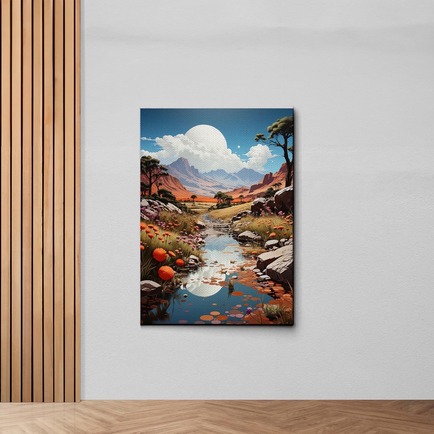 Red Mesa, Archival Print of Landscape Prints of Red Mountain in Mesa, Arizona, Wall Art, Art Print