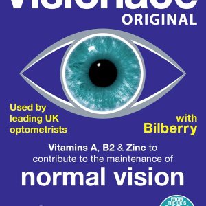 Vitabiotics Visionace Original – Multivitamínico nutricional para la visión normal  Vitaminas A, B2 y Zinc – 30 Tabletas Vitabiotics Visionace Original – Multivitamínico nutricional para la visión normal  Vitaminas A, B2 y Zinc – 30 Tabletas