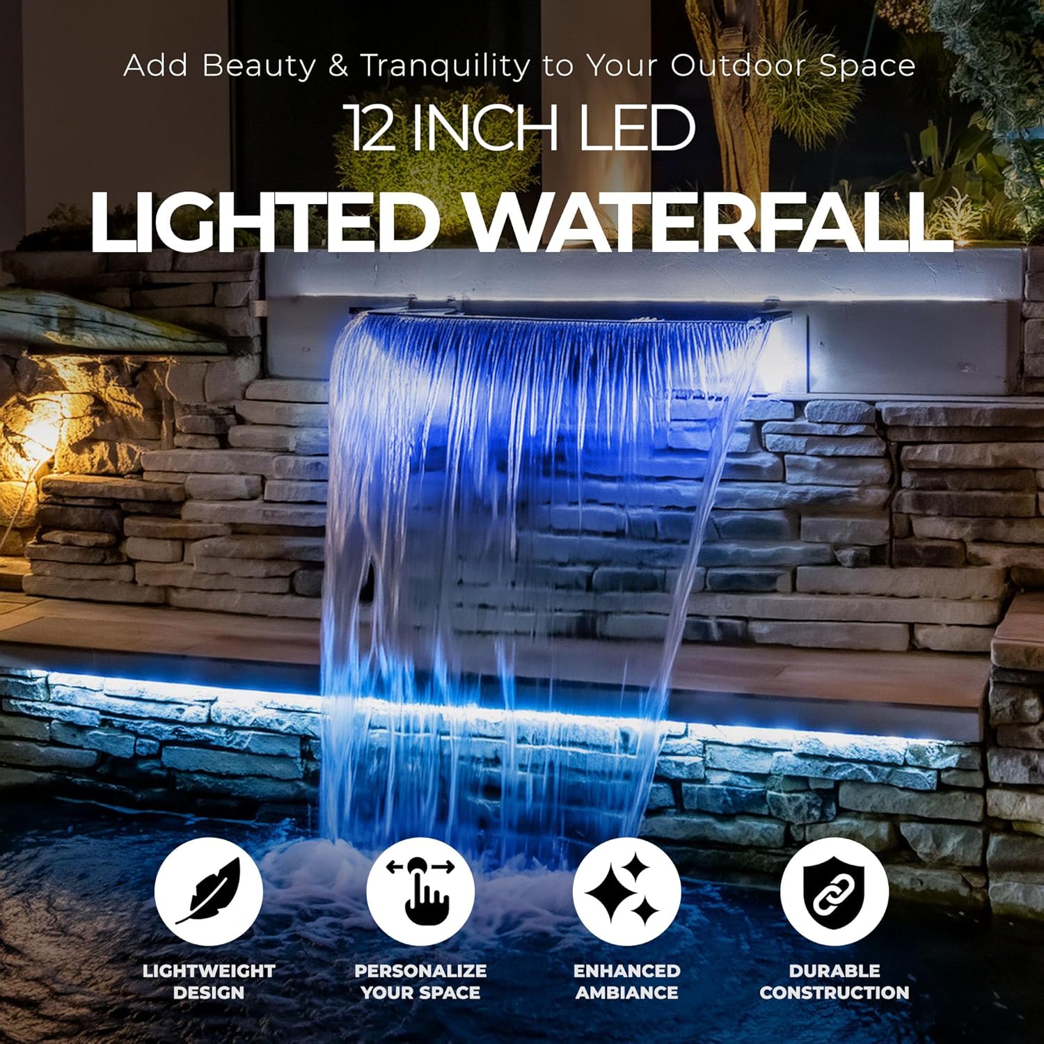 Danner Manufacturing, Inc., Pondmaster – Derramero con luz LED, 03755, color azul