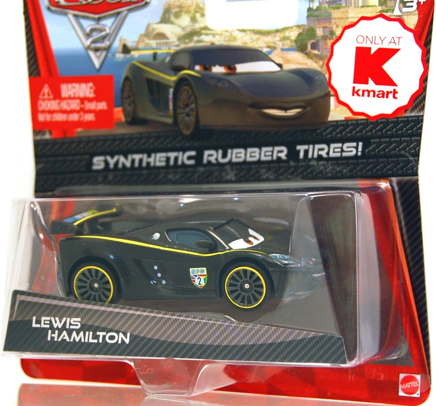 DisneyPixar Cars 2 Película Exclusiva Lewis Hamilton Con Neumáticos De Caucho Sintético Escala 155