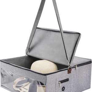 Nueva caja de viaje mejorada para sombreros y sombreros, caja de almacenamiento fácil plegable para sombreros, cajas de sombreros apilables para Nueva caja de viaje mejorada para sombreros y sombreros, caja de almacenamiento fácil plegable para sombreros, cajas de sombreros apilables para