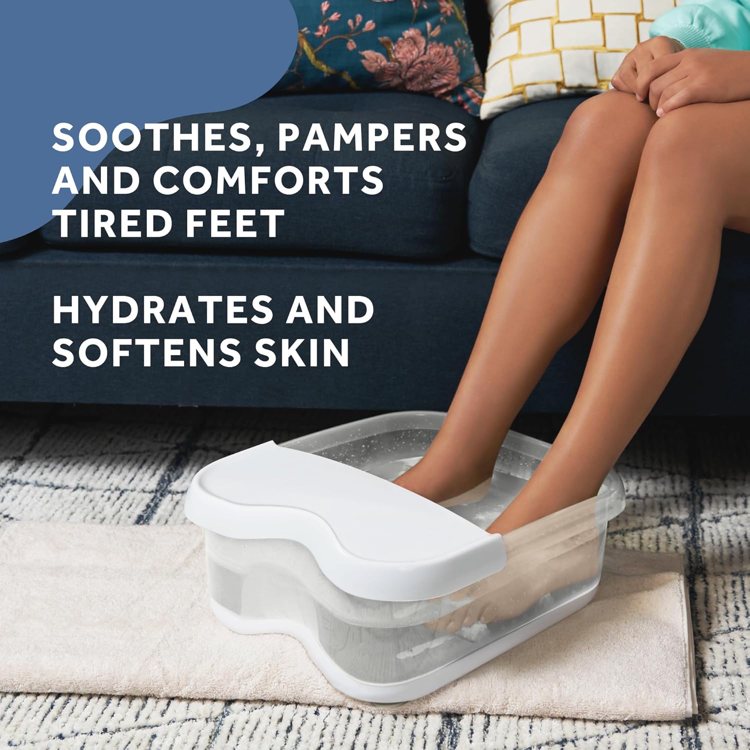 Amopé Pedi – Bombas de baño de pies rejuvenecedoras perfectas para remojar pies, relajantes con sal de Epsom, sal del mar muerto y del Himalaya,