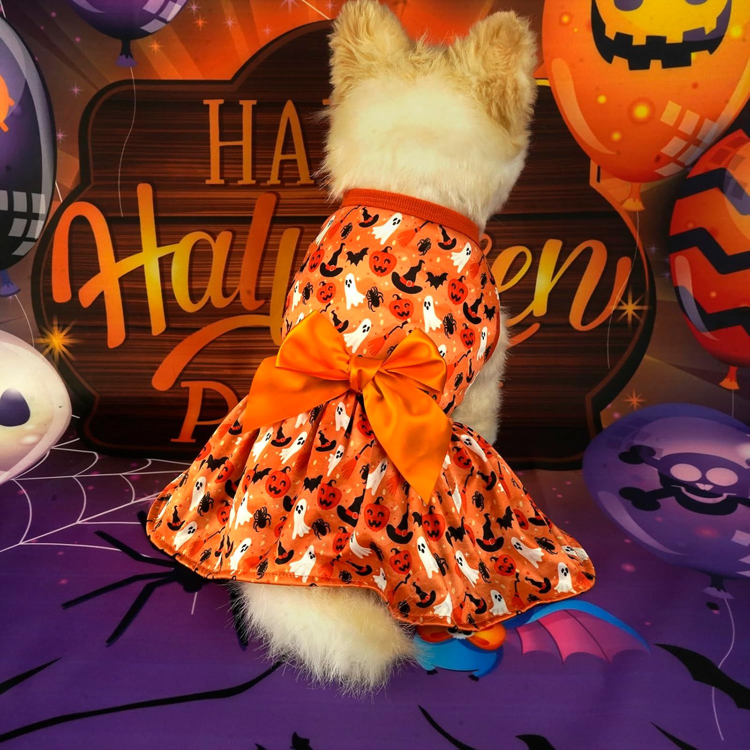 Vestido de tul de Navidad para perro, ropa de perro pequeño para vacaciones, disfraz de Navidad para mascotas, divertido disfraz de Navidad para