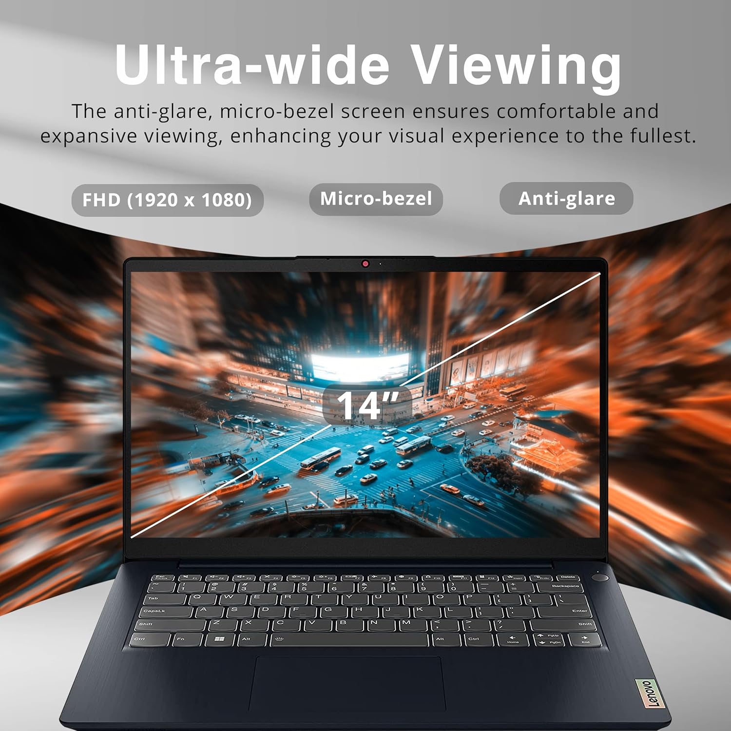 Lenovo IdeaPad 3i – Laptop empresarial FHD de 14 pulgadas, Intel 12 generación i5-1235U, 16 GB de RAM, SSD PCIe de 512 GB, teclado retroiluminado,