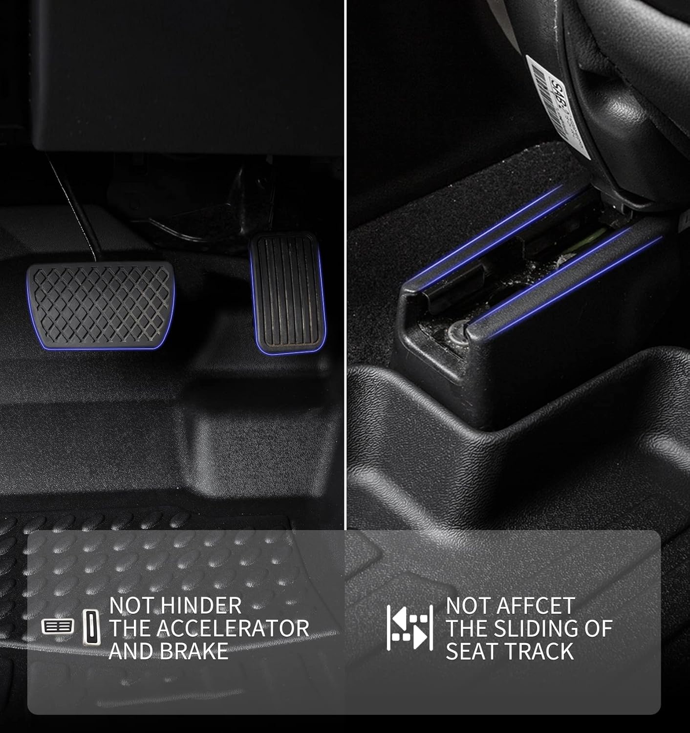 KELCSEECS Alfombrillas personalizadas para Volkswagen Jetta 2012-2018, protección para todo tipo de clima, revestimientos de suelo de elastómero