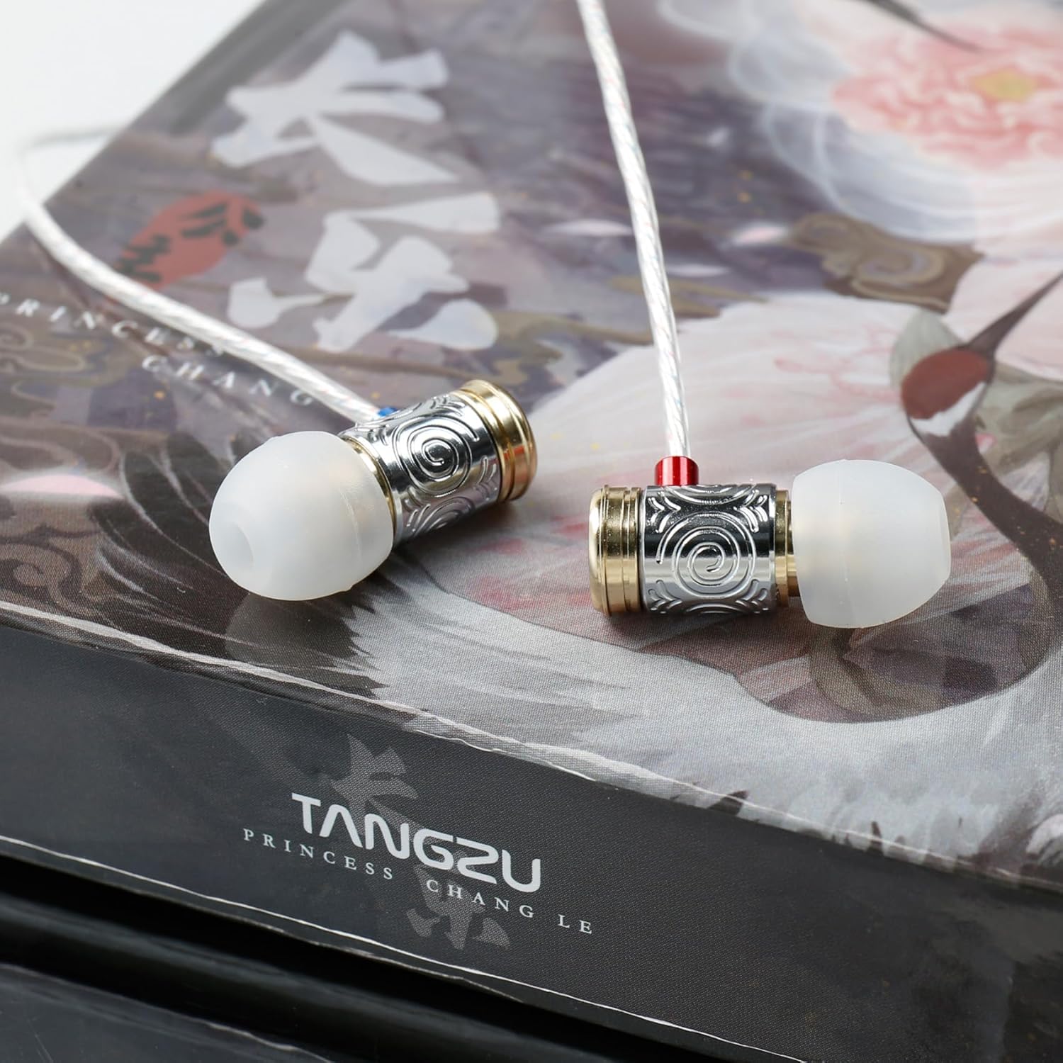 Kinboofi TANGZU Princess ChangLe – Monitor IEM para Systerm, auriculares con cable de calidad de alta fidelidad sin micrófono, auriculares