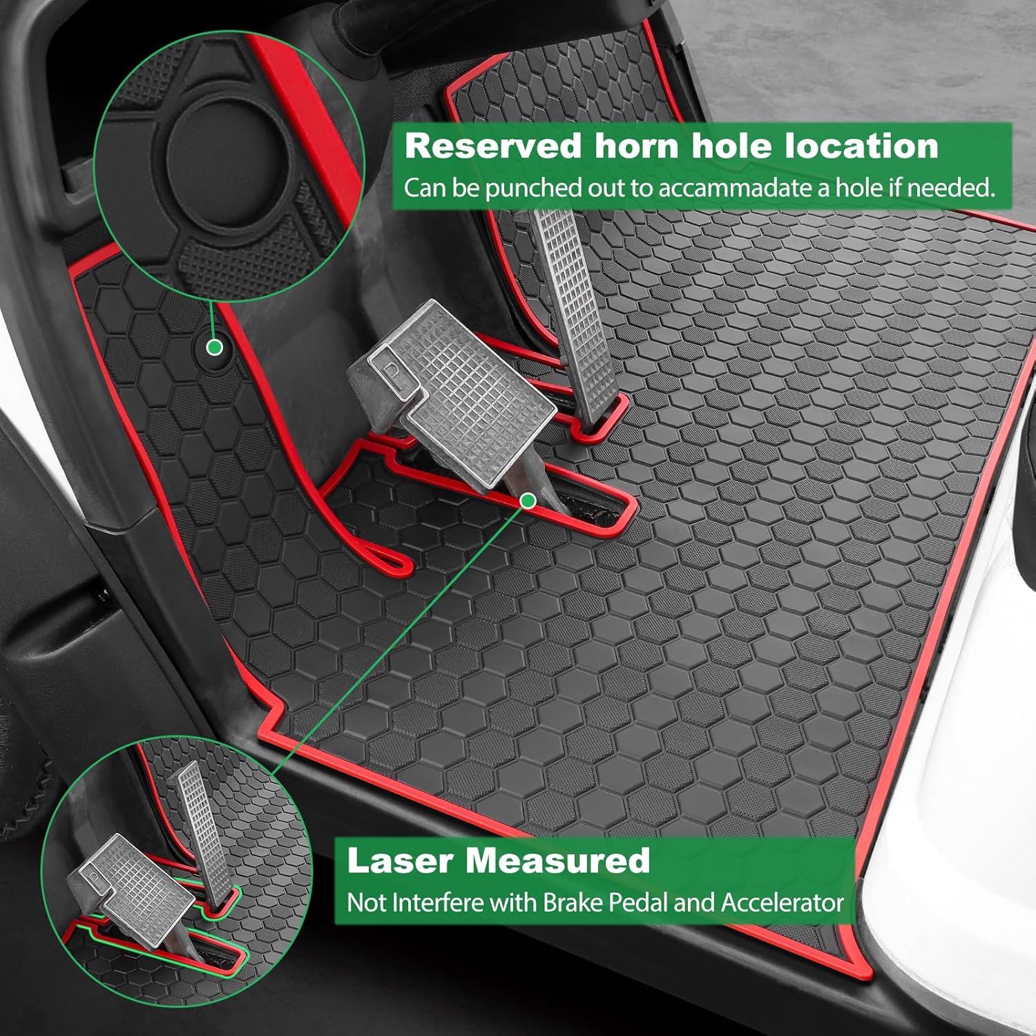 Yamaha Drive2 – Tapete para carrito de golf, cobertura completa, repuesto para modelos de carrito de golf Yamaha Drive2 solo (2017-2023) y UMAX