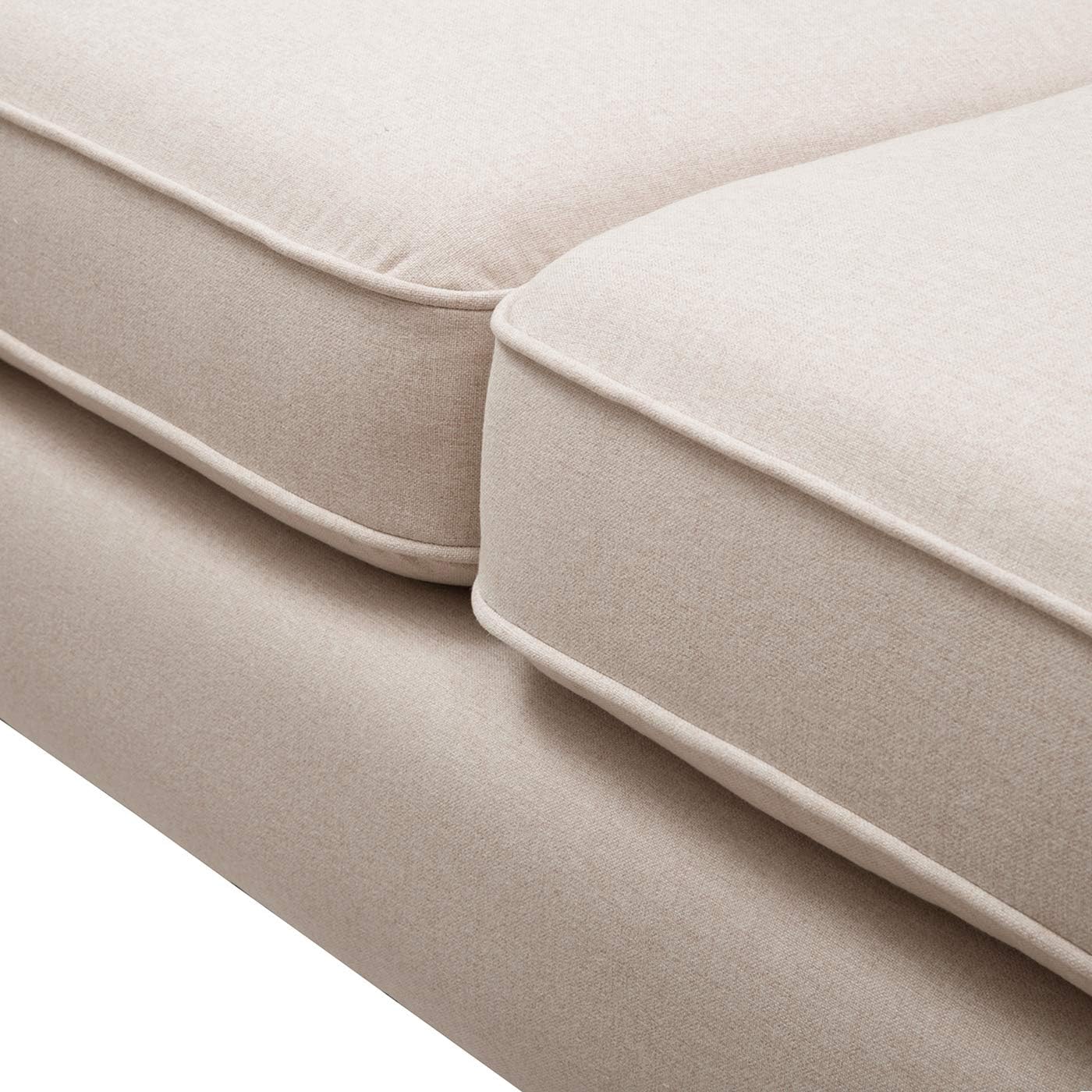 Jennifer Taylor Home Kinsley – Sofá moderno copetudo esmoquin de 84 pulgadas, poliéster beige neutro cielo