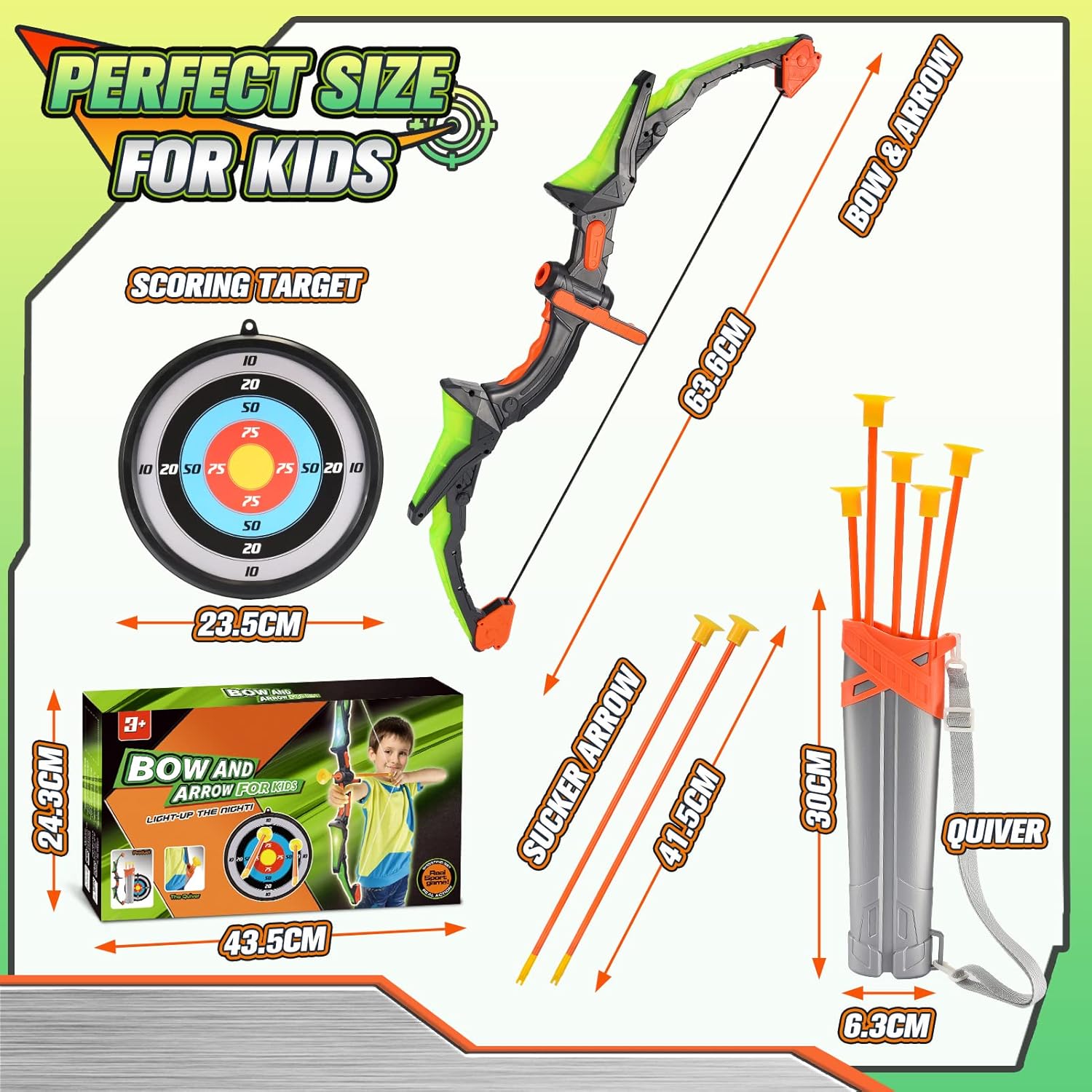 Juego de arco y flecha para niños, juguetes para exteriores, juguetes de jardín para niños de 3 a 12 años, juguetes para niños y niñas, juguetes de