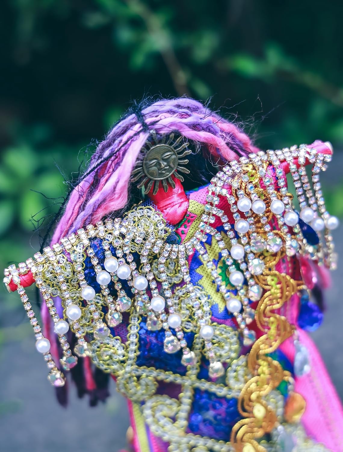 Spirit Doll – Muñeca de arte hecha a mano, muñeca de arte tribal hecha a mano, muñeca bohemia, muñeca curativa, diosa, espíritu de la tierra,
