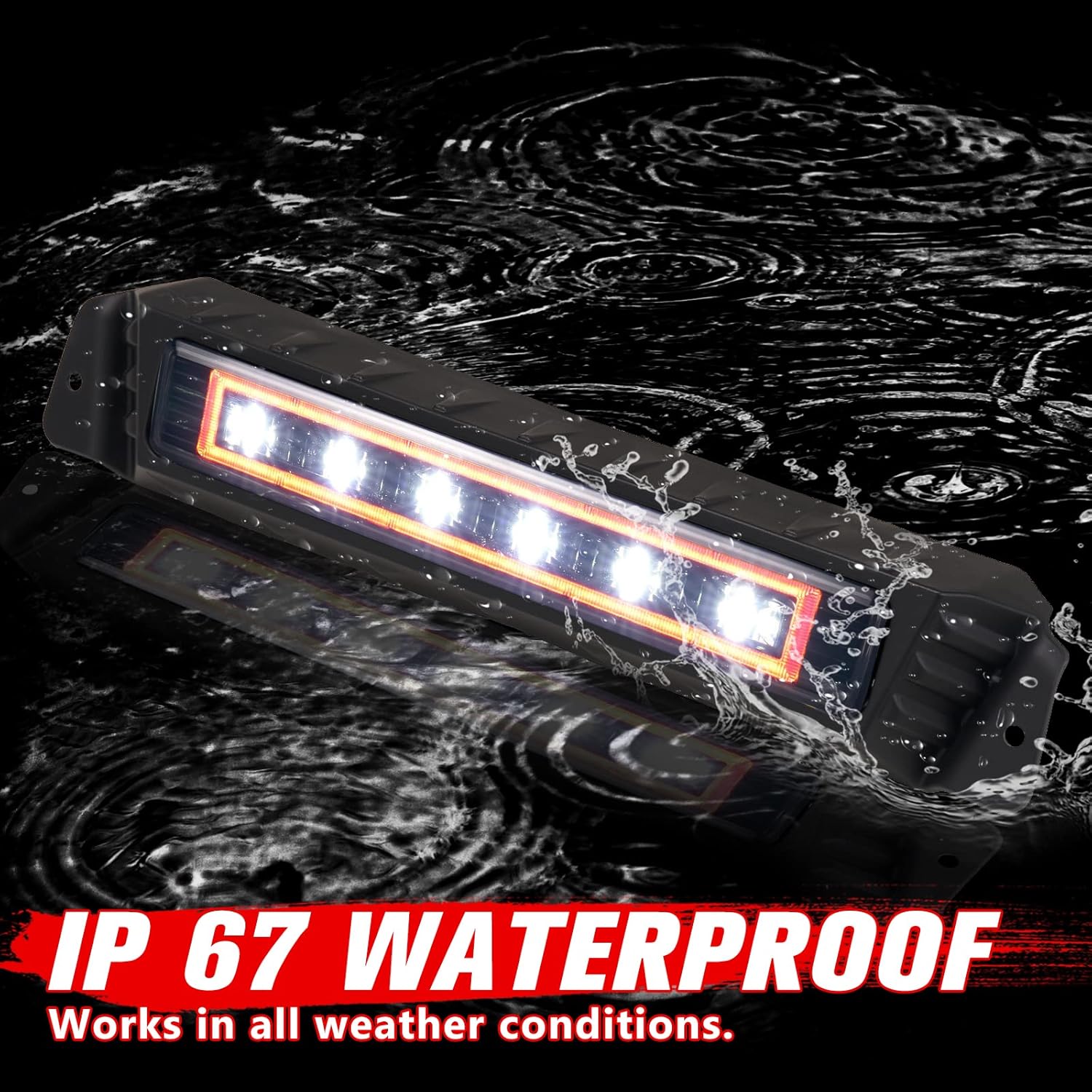A & UTV PRO Luces LED traseras con luces traseras de freno ámbar para Polaris RZR PRO XPRZR Turbo R 2020 2021 2022 2023 2024, accesorios de lámpara