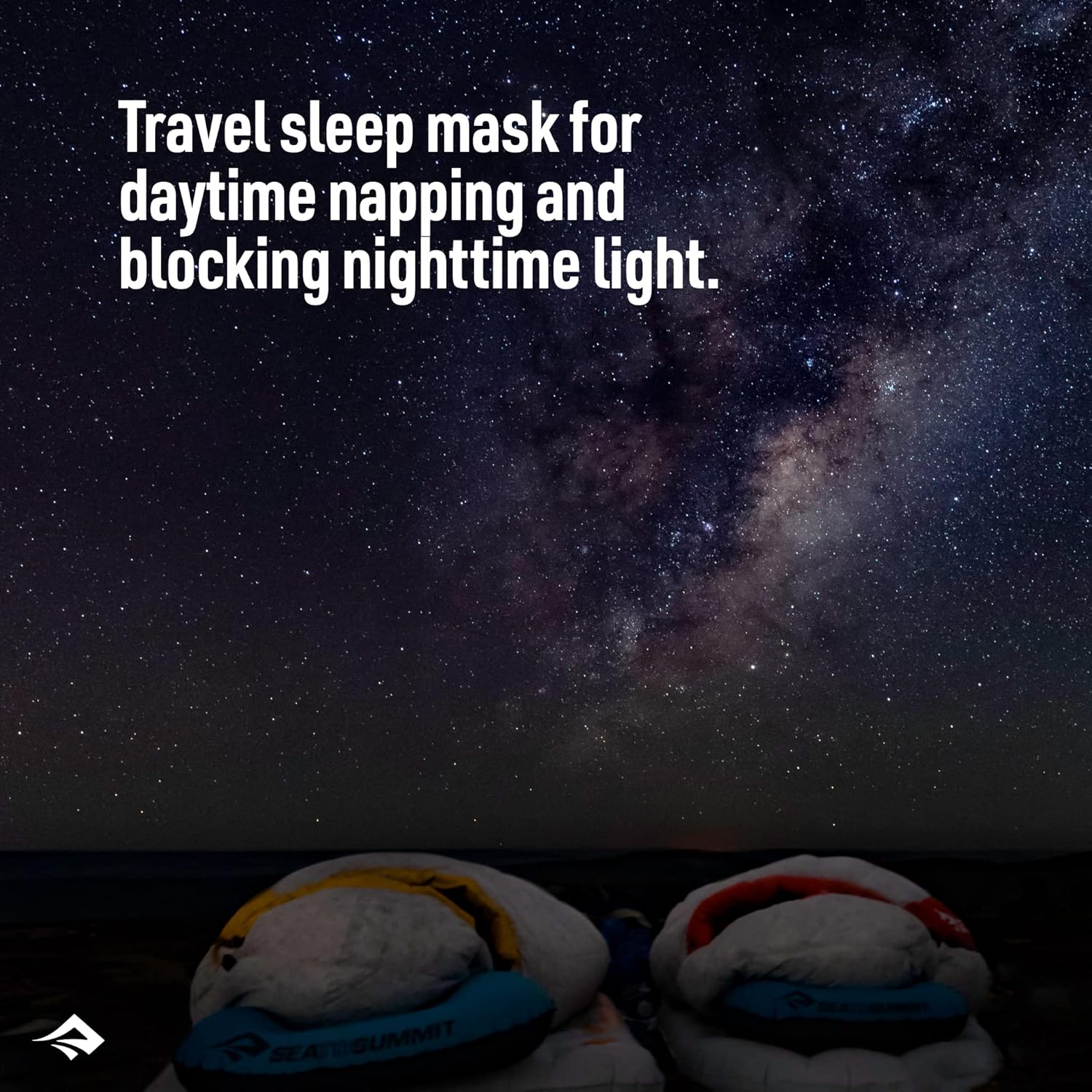 Sea to Summit TravellingLight – Máscara de viaje para dormir, color azul atolón