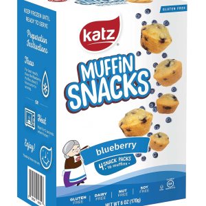 Katz Gluten Free Bocadillos de magdalenas de arándanos Sin lácteos, sin nueces, sin soja, sin gluten Kosher (3 paquetes, 6 onzas cada uno) Katz Gluten Free Bocadillos de magdalenas de arándanos Sin lácteos, sin nueces, sin soja, sin gluten Kosher (3 paquetes, 6 onzas cada uno)