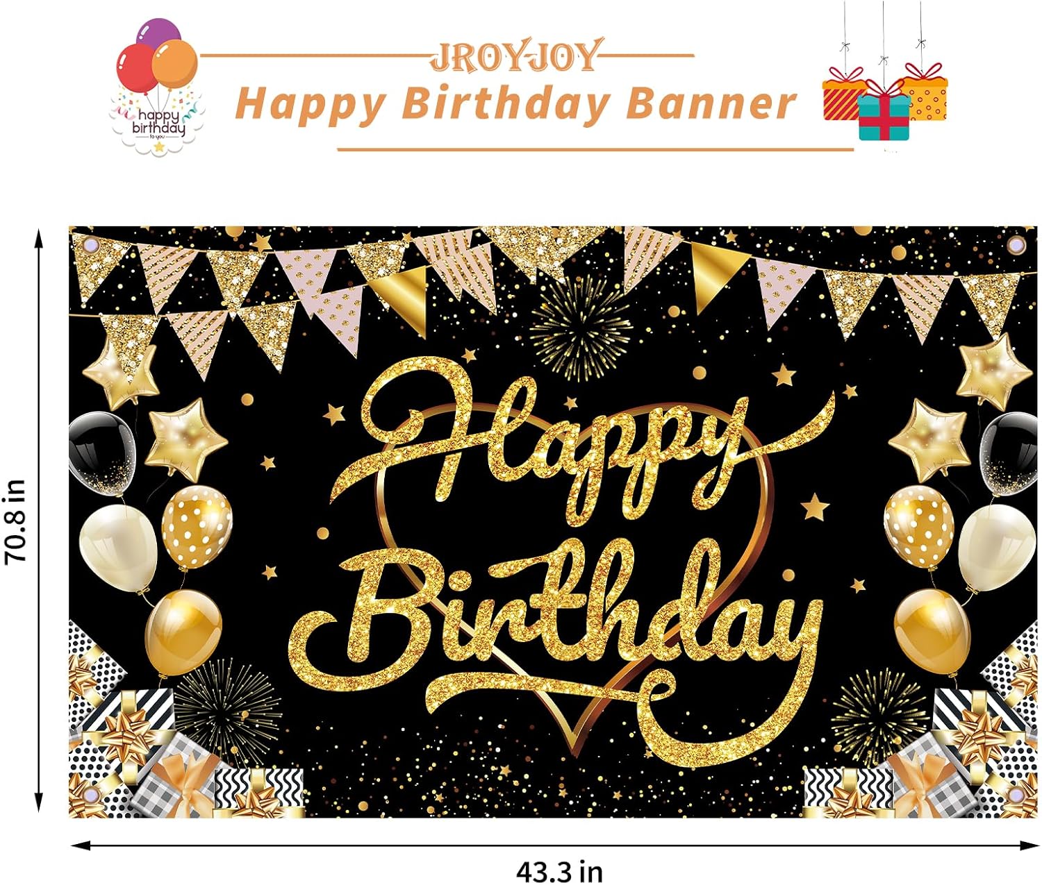 Cartel de cumpleaños, telón de fondo de letreros de feliz cumpleaños, decoración de cumpleaños para mujer, decoraciones de fiesta temática de