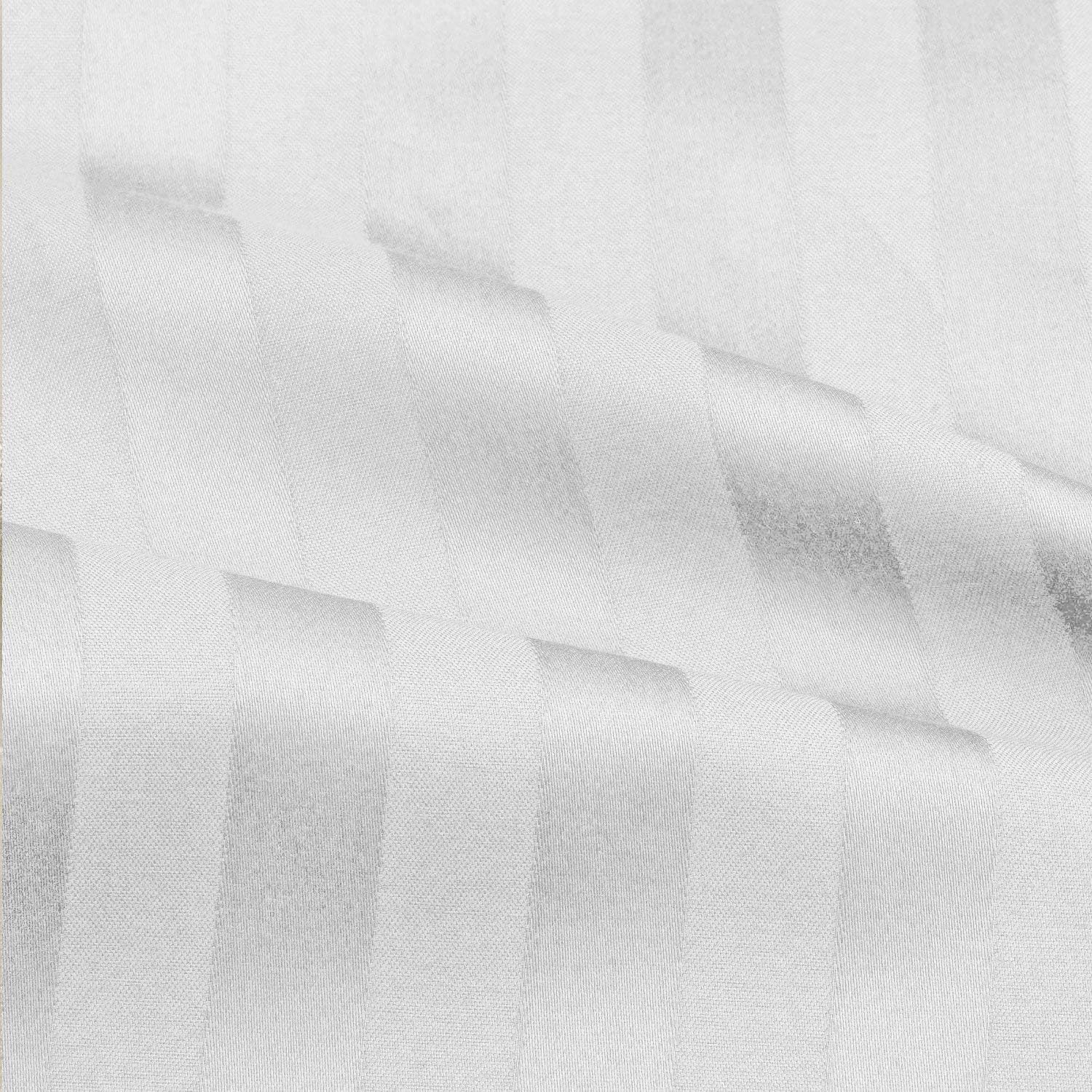 Rajlinen Sábanas de algodón extralargas de tamaño individual, 400 hilos, 100% algodón, sábana bajera con 12 a 15 pulgadas de profundidad para