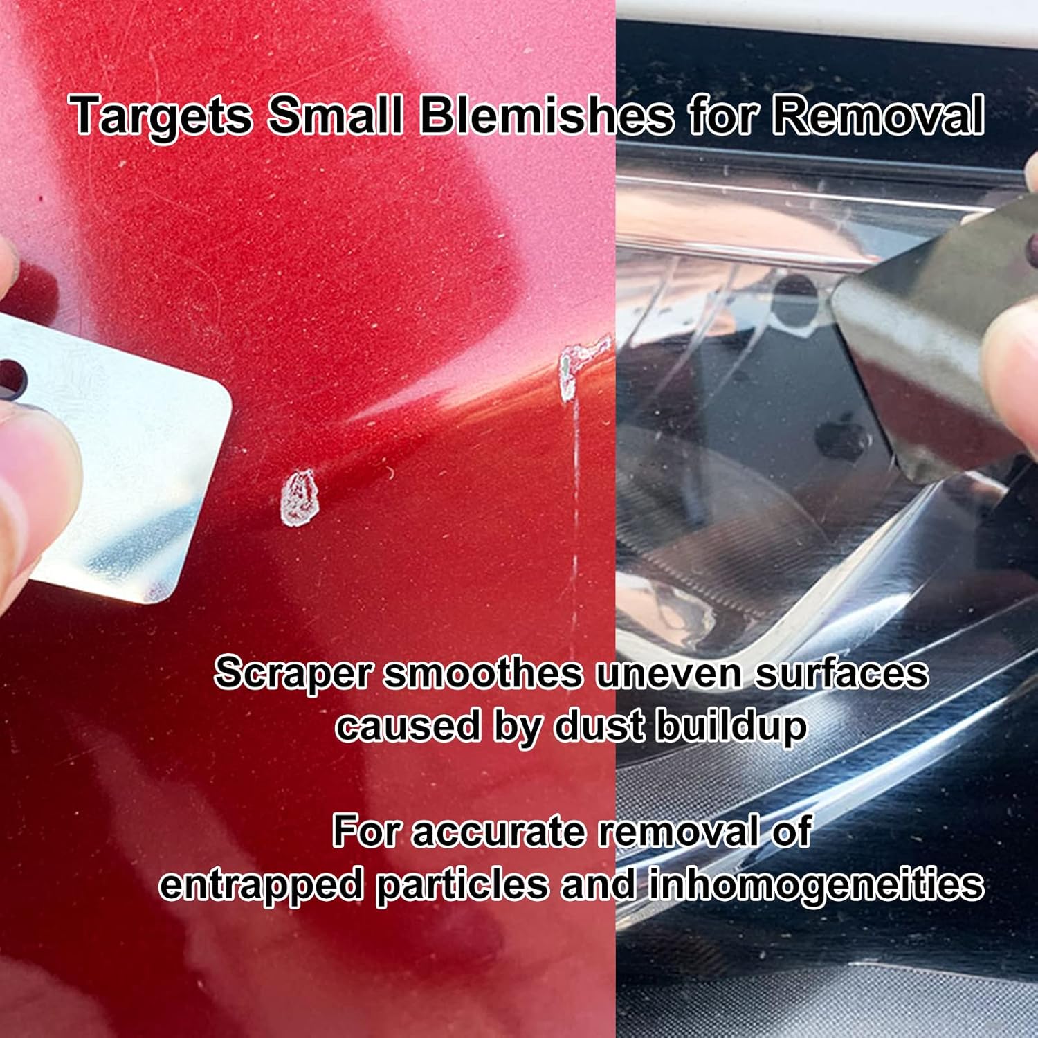 WOWNOVA Herramienta de reparación de puntos de carburo raspador pintores Denibber Spot Repair Tool