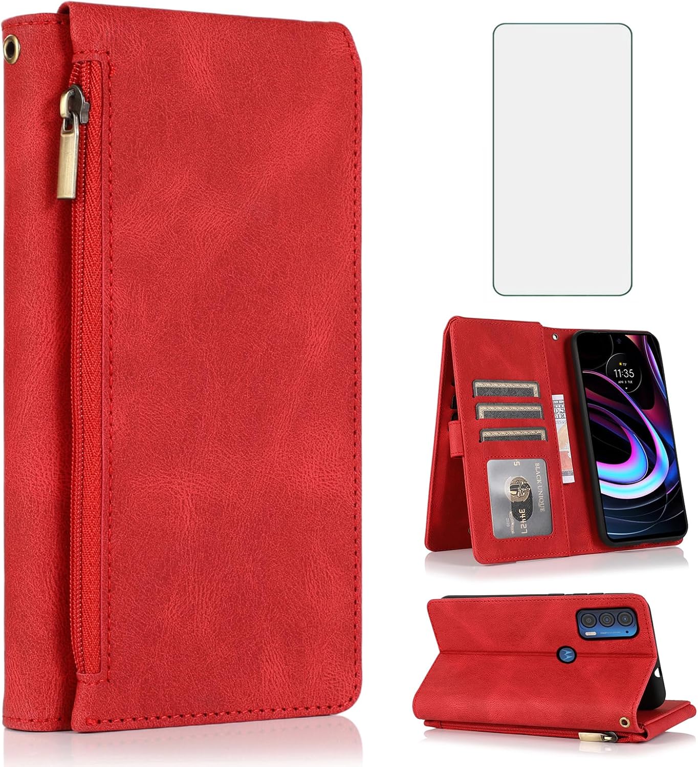 Funda para Moto Edge 2021 XKLLPT US1 Rojo