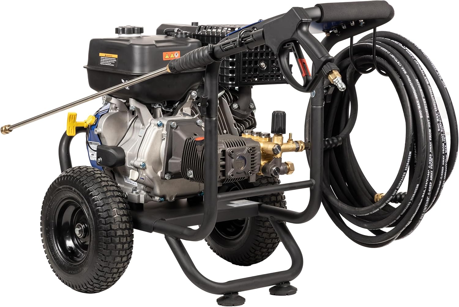 Westinghouse WPX4400 Lavadora a presión de gas, 4400 PSI y 4.2 GPM máximo, pistola rociadora y varita, juego de 5 boquillas, para
