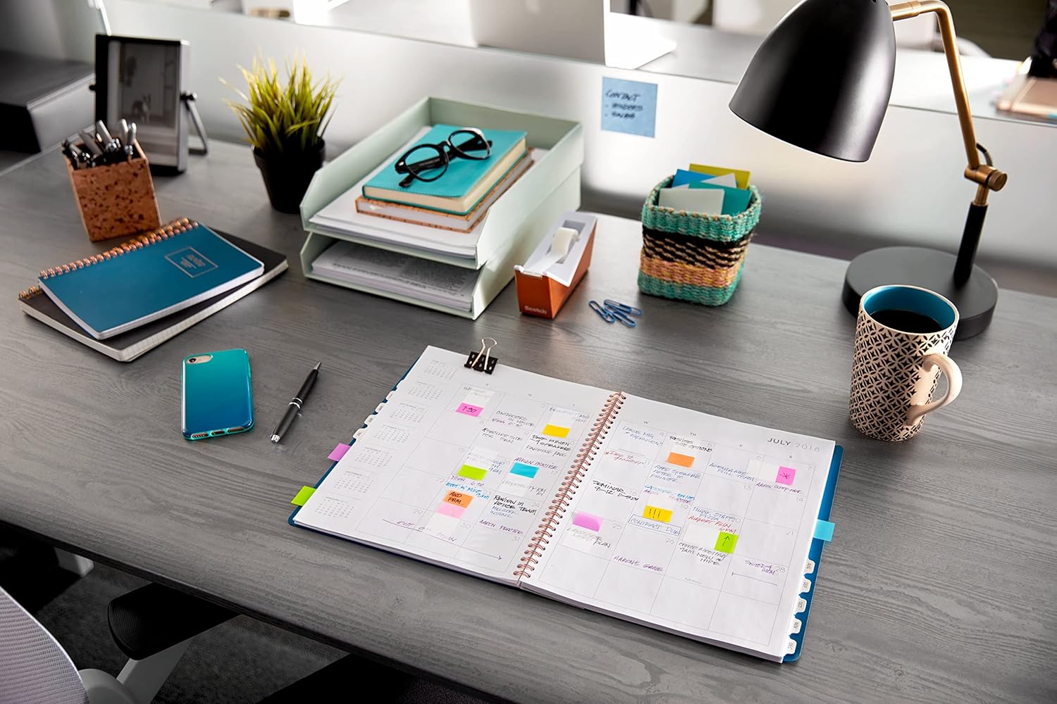 Post-it Banderas, 50dispensador, 2 dispensadorespaquete, 1 pulgada de ancho, morado (680-PU2) (paquete de 2)